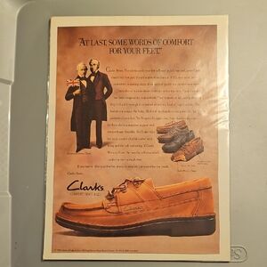Clarks 80s Shoe Advertisement